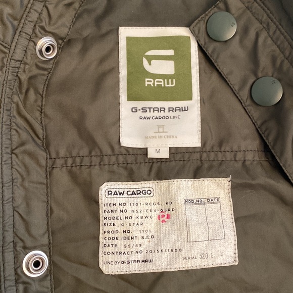 G-Star Raw Olive Filch Combat Overshirt - Picture 4 of 9